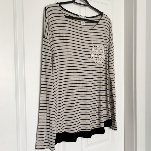 •HALEY & CO.• Long Sleeve Striped Shirt Size L - Picture 2 of 10